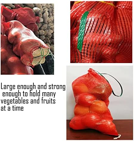 גדול במיוחד רשת אחסון לייצר שקיות לשימוש חוזר ירקות אחסון שקיות 60 ק ג בצל אחסון רחיץ נטו שקיות 21 איקס 32 חבילה