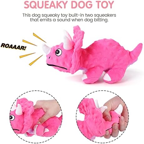 צעצועי כלבים של כלבים של Lalfpet צעצועי כלבים חריקים צעצועים כלבים אינטראקטיביים צעצועים לחיזה כלבים אינטראקטיבית