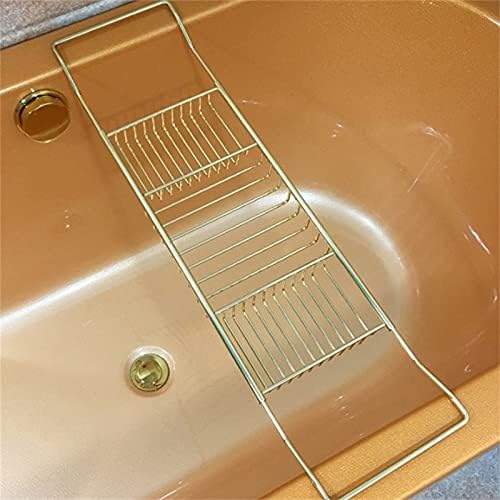אמבטיה נושא כלים מגש זהב אמבטיה מתלה נשלף מדף רב פונקצית אמבטיה מתלה אמבטיה אמבטיה סוגר אמבטיה מתלה