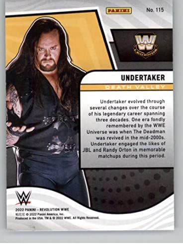 2022 מהפכת פאניני WWE 115 כרטיס אגדות קברן אגדות אגדות ההיאבקות