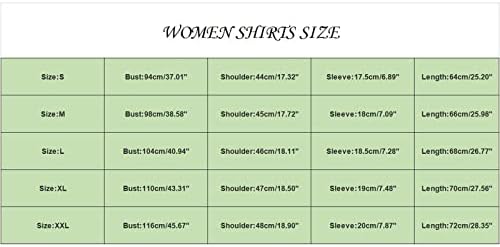 סקופ צוואר ארוך שרוול חולצות לנשים חולצות לנשים בציר עצמאות יום הדפסת טיז לא הליכה חולצות