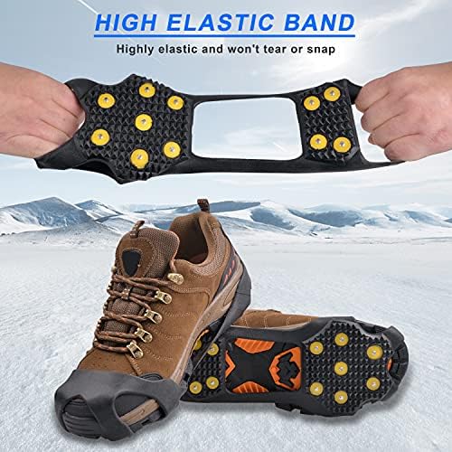 קרח שלג סתיו למגפיים נעלי נעליים סוליות סוודרים להליכה על שלג וקרח ללא תלוש