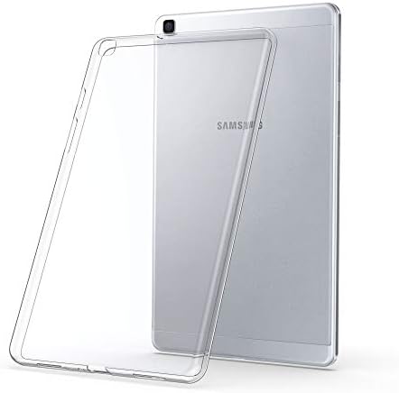 מארז Kwmobile תואם ל- Samsung Galaxy Tab 8.0 מארז - כיסוי מגן אחורי TPU רך לטאבלט - שקוף