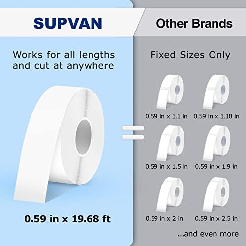 יצרני תוויות Supvan E10 MINI Bluetooth תווית מדפסת תווית אלחוטית תווית תווית מכונה מכונה מרובה תבניות