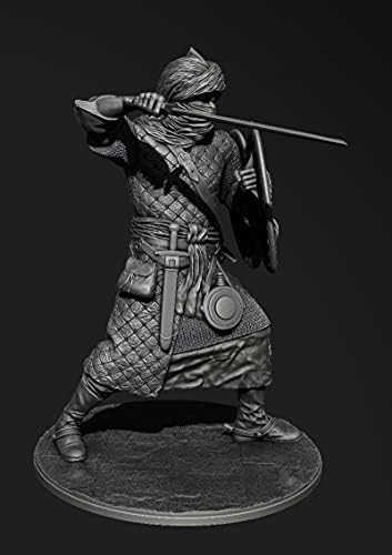 1/24 עתיק סמוראי שרף חייל דגם אינו מורכב מיניאטורי דגם ערכת