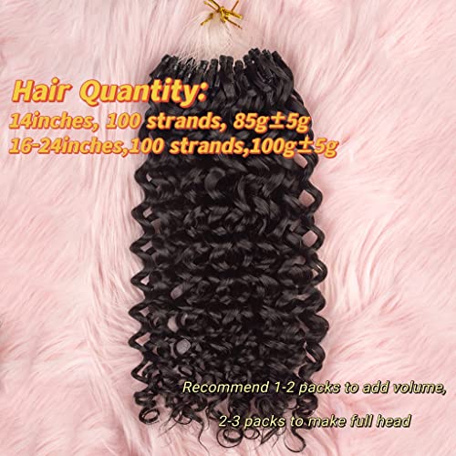 3 ב 3 ג מתולתל מיקרו קישורים שיער טבעי לנשים שחורות ברזילאי שיער טבעי מתולתל מיקרו קישור