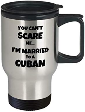 ספל נסיעות קובני אשת בעל נשוי זוג רעיון מתנה מצחיק לרכב חידוש קפה קפה קפה 14oz נירוסטה
