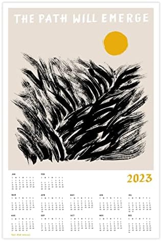 2023 לוח שנה קיר חמוד, הדרך תופיע לוח השנה המודפס- 2023 תקציר: 2023 לוח שנה, לוח השנה של לוח השנה