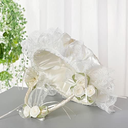 פרחים ארוג סלי 2 יחידות חתונה פרח סל לבן פרח ילדה סל קטן תחרה סל חתונה טקס סל מתנה לחתונה סלי לבן