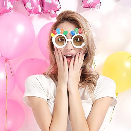 משקפיים של Abofan Balloons יום הולדת חידוש צורת בלון משקפי ראייה מסגרות מסיבת יום הולדת תא צילום תאי Prop Prop