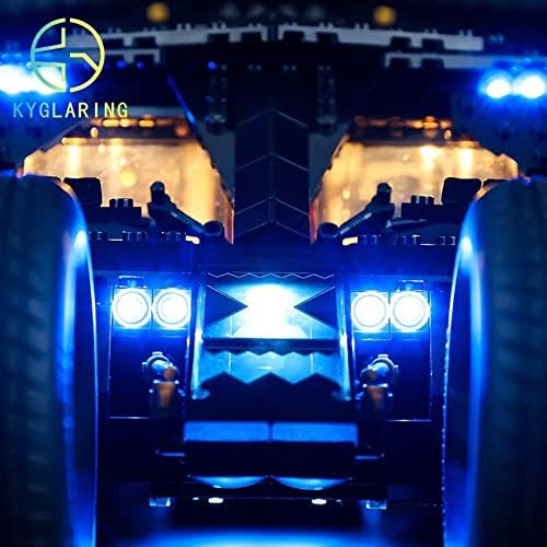 תאורת LED סט צעצועי DIY עבור 76240 Batmobile Blocks Blocks Building RC גרסה