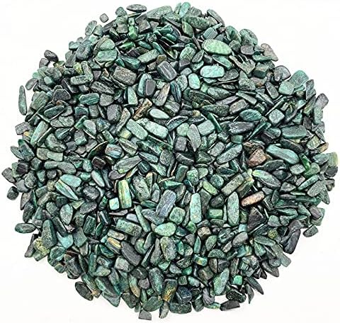 Zym116 50 גרם גבישים ירוקים טבעיים חצץ חצץ אבני מינרלים מינרלים קישוט אקווריום