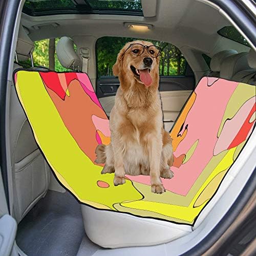 כלב מושב כיסוי מותאם אישית אופי גרפיטי אמנות יד נמשך הדפסת רכב מושב מכסה לכלבים עמיד למים החלקה