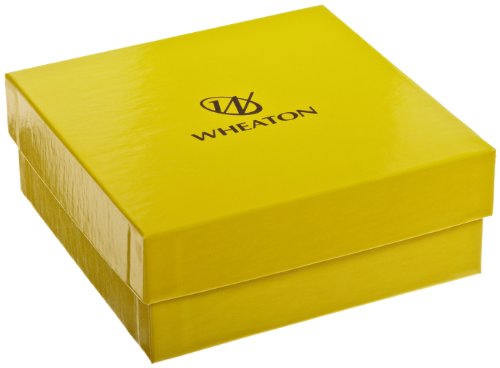 ויטון 651601 קופסת אחסון סיבית צהובה, 130 מ מ אורך על 130 מ מ רוחב על 52 מ מ גובה, עבור בקבוקונים