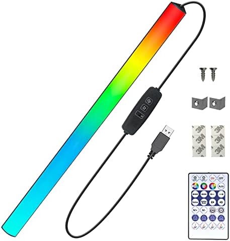 Bonlux RGB תחת סרגל אור צג, אורות משחק להגדרה למשחקים, מחשב, הגדרת שולחן מקלדת, עיצוב חדרים,