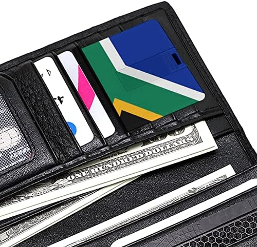 כרטיס אשראי דגל אפריקני כרטיס פלאש USB כונן זיכרון נייד כונן אחסון מקש 64 גרם