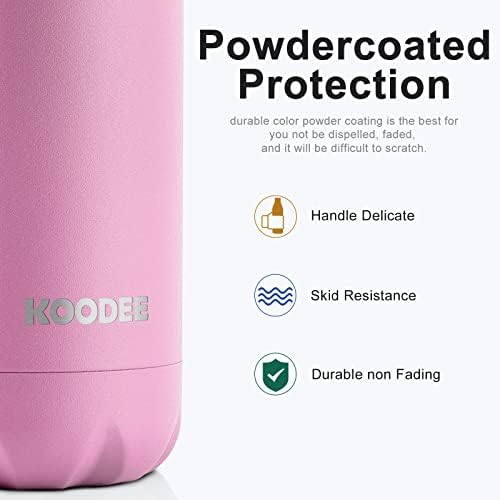 בקבוק מים Koodee -7 עוז נירוסטה קיר כפול ואקום מבודד בקבוק מים מתכת מבודד BPA בחינם, הוכחת דליפה