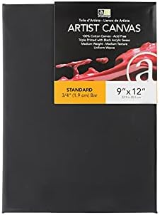 Art Advantage Canvas Artist, 11 על 14 אינץ ', שחור