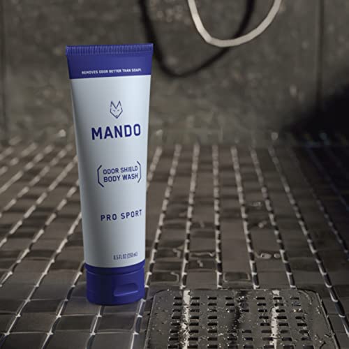 מנדו ריח מגן גוף לשטוף-24 שעה ריח שליטה-מסיר ריח טוב יותר מאשר סבון-ללא, פרבן משלוח, עור בטוח - 8.5 אונקיה