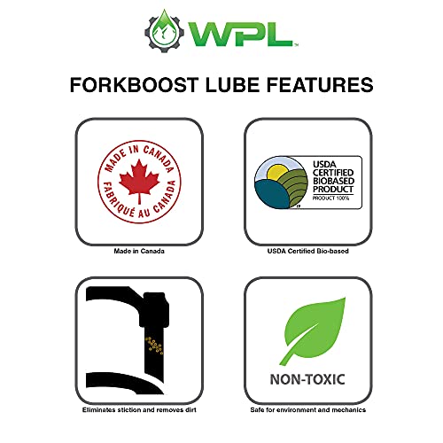 WPL ForkBoost Lube - חומר סיכה לאופניים למזלגות וזעזועים של אופני הרים - שמן אופניים פרימיום לאוטמי