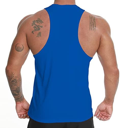 גברים של כושר פיתוח גוף סטרינגר שרירים גופייה רכבת קשה אפוד אימון חולצה