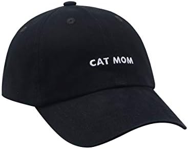 הטפיל: כובעי אמא ואבא לחתולים להורים חתולים גאים / לגברים ונשים / טקסט רקום-התאמה מתכווננת- כותנה