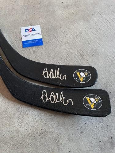 ריקארד ראקל פיטסבורג פינגווינים חתומים על חתימה הוקי מקל עם PSA COA - מקלות NHL עם חתימה