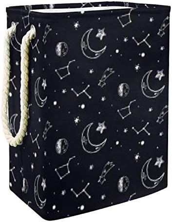 פנטזיה כוכב ירח 300 ד אוקספורד עמיד למים בגדי סל גדול כביסה סל עבור שמיכות בגדי צעצועי בחדר שינה