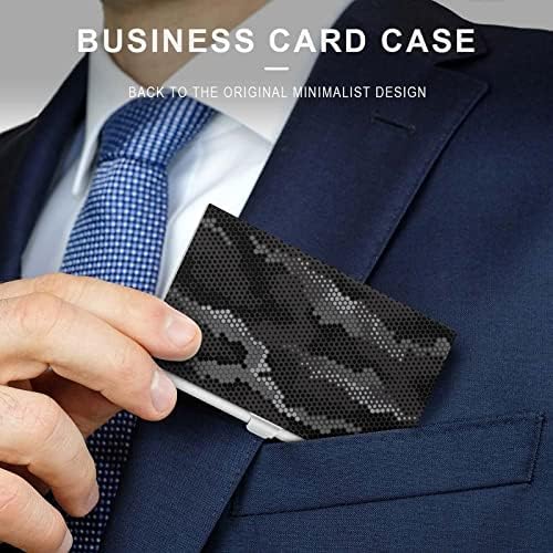 משושה הסוואה ב התגנבות עסקים כרטיס בעל כיס שם כרטיסי מגן מקרה עבור נשים גברים