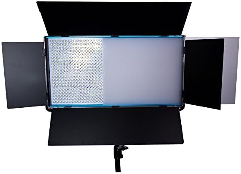 DRACAST CIRENAY SMD LED1300 לוח דו-צבעי עם לוחית סוללה V-Mount, כחול