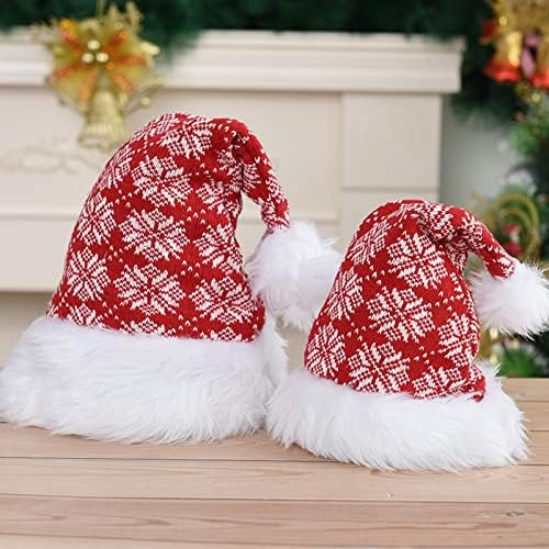 מטורף סנטה כובע, חג המולד כובע חם קטיפה הוד כובע אדום חדש שנה חגיגי מסיבת חג