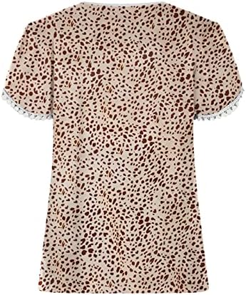 חולצות טרקלין לנשים חולצות שרוול קצרות חולצות טשפ