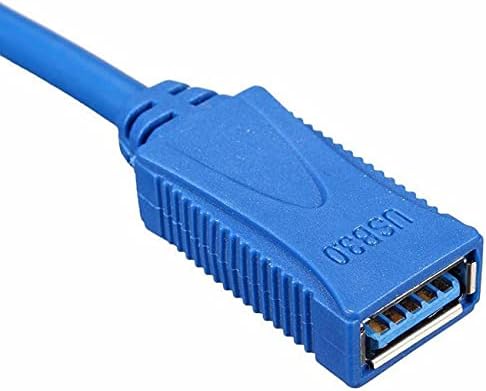 Yobuybuy Premium Premium Hame 1M USB 3.0 זכר לנקבה כבל כבל נייד USB 3.0 כחול