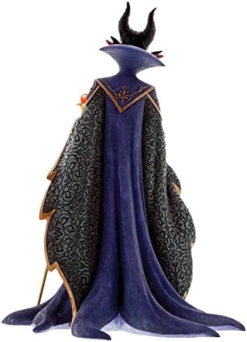 Enesco Disney Rase Behined Beauty Maleficent, 8.75 , פסלון שרף אבן רב -צבעונית
