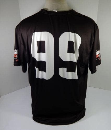 קליבלנד בראונס 99 משחק נעשה שימוש בראון אימון חולצה ג'רזי 3XL DP45246 - משחק NFL לא חתום משומש