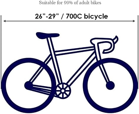 אופניים מגן כיסוי חלק למתוח סיבי 26 -29 700 ג מכסה נגד אבק אופניים כיסוי אמיתי אופניים אבזרים
