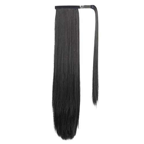 קוקו הארכת שיער, לעטוף סביב קוקו הארכת, ארוך שיער הארכת קליפ פאה, שחור שיער חתיכה לנשים