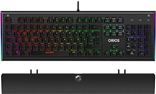 Speedlink Orios RGB Opto -Mechanical Gaming מקלדת - תאורת RGB, שחור