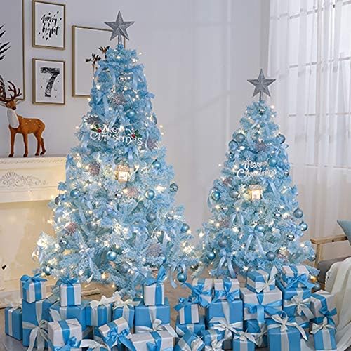 עץ חג המולד נוהר של יומו פרימיום, עץ חג המולד מלאכותי עם קיצוניות וקישוטים, קישוט עונתי של חג 270 סמ