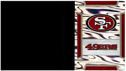 2019 מדבקות Panini NFL 511 סן פרנסיסקו 49ers לוגו מדבקת כסף