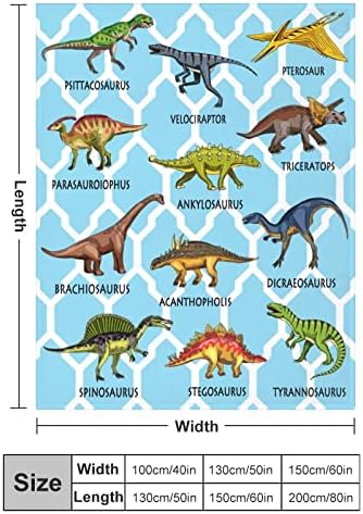 שמיכת דינוזאור לגיסי סטודיו לילדים ילדים פעוטות פלנל זורקים מתנות דינוזאורים לתינוקות לילדים לילדים סלון חדר