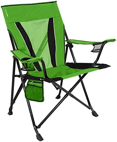 KIJARO XXL מנעול כפול כיסא קמפינג נייד - תומך עד 400 קילוגרמים - תיהנו מהחוץ בכיסא מתקפל רב -תכליתי, כסא
