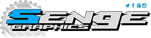 -2018 SX 50 Zany Pink Senge Graphics ערכה שלמה עם Rider I.D. תואם ל- KTM