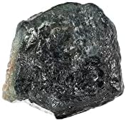Gemhub EGL מוסמך 4.65 CT. AAA+ טורמלין אבן שחורה גביש ריפוי מחוספס למתנה למישהו, אבן טבעית בגודל קטן