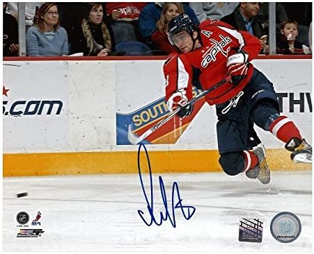 אלכסנדר אובצ'קין חתם על בירות וושינגטון 8 x 10 צילום - 70647 - תמונות NHL עם חתימה