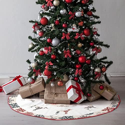 צללית לחג המולד צללית חג המולד חצאית עץ שלג 30 x 30 מחצלת עץ מחצלת כלב צללית חג המולד קישוטי קישוטי