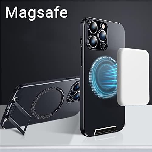 Dr.Desire לאייפון 14 Pro Max Phone Magsafe Case, גברים שחור סיליקון מסגרת רכה אולטרה דק מחשב קשיח