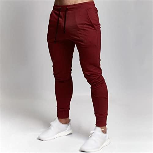 Maiyifu-GJ המותניים האלסטיים של גברים מחודדים ג'וג'ר מכנסי טרניוט אימון מזדמנים מכנסי טרנינג רזה מתאימים