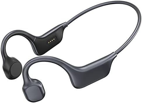 אוזניות הולכת עצם פנדיה, אוזניות Bluetooth באוזן פתוחה עם מיקרופון מובנה, IPX7 אוזניות ספורט אלחוטיות אטומות