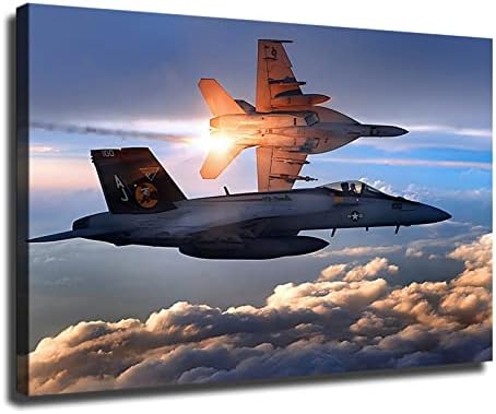 American F35 קרב סילון סילון צבאי מטוס FA-18 Hornet Fighter התקפה מטוסים HD תמונות תפאורה ביתית ציור